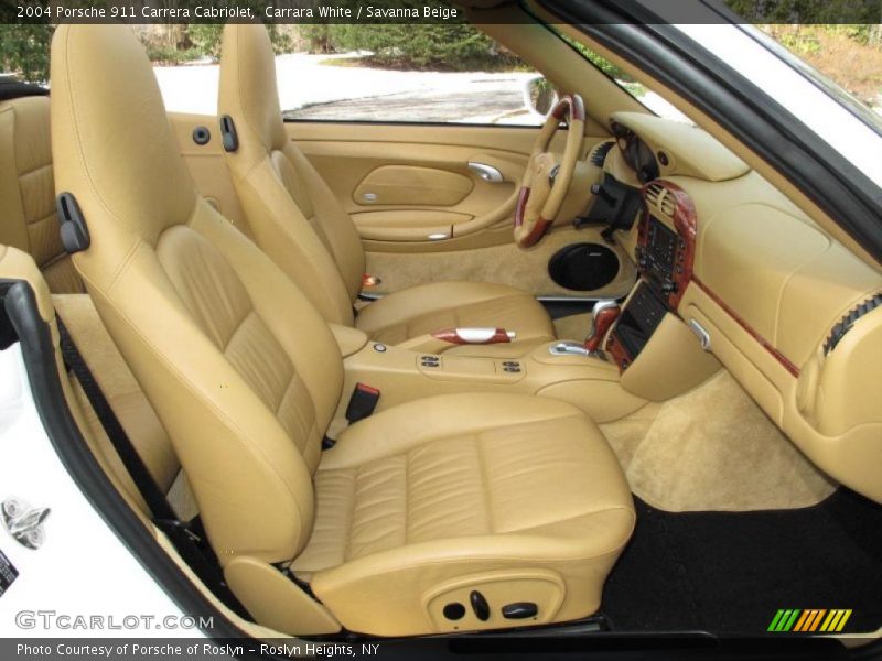 Carrara White / Savanna Beige 2004 Porsche 911 Carrera Cabriolet