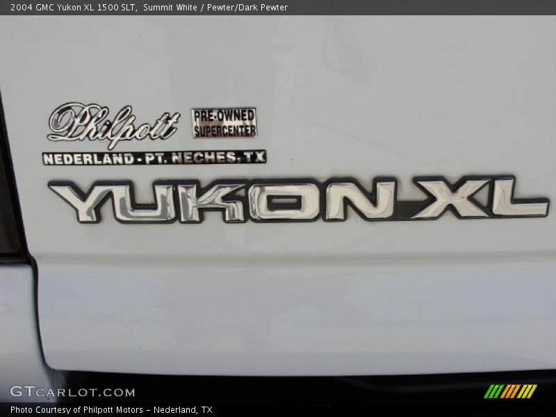 Summit White / Pewter/Dark Pewter 2004 GMC Yukon XL 1500 SLT