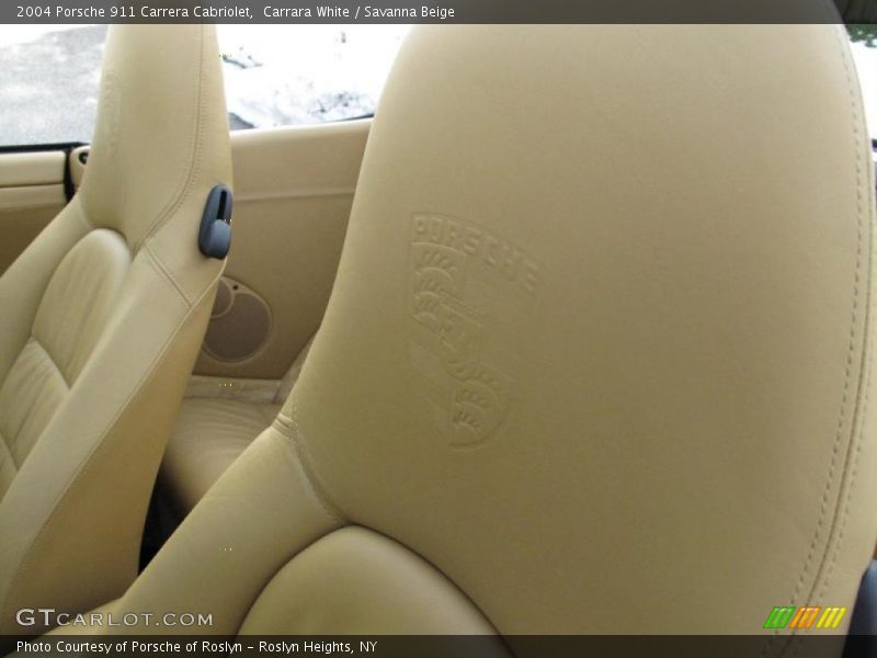 Carrara White / Savanna Beige 2004 Porsche 911 Carrera Cabriolet