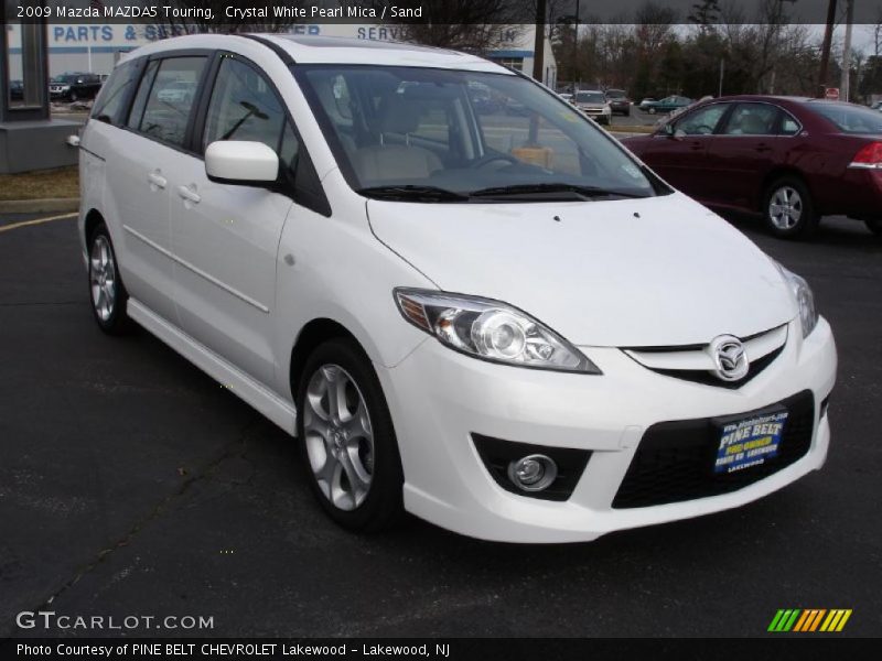 Crystal White Pearl Mica / Sand 2009 Mazda MAZDA5 Touring