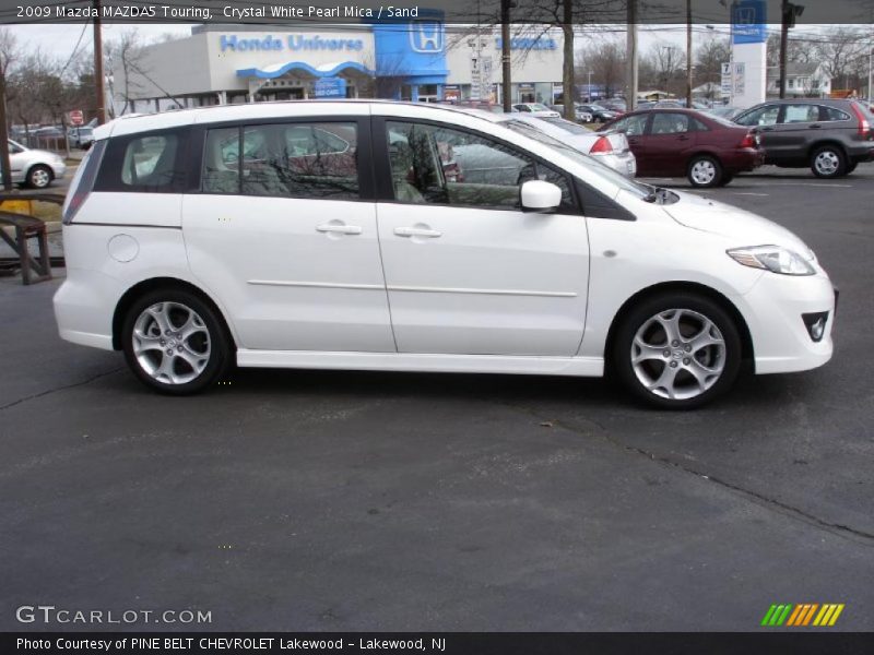 Crystal White Pearl Mica / Sand 2009 Mazda MAZDA5 Touring