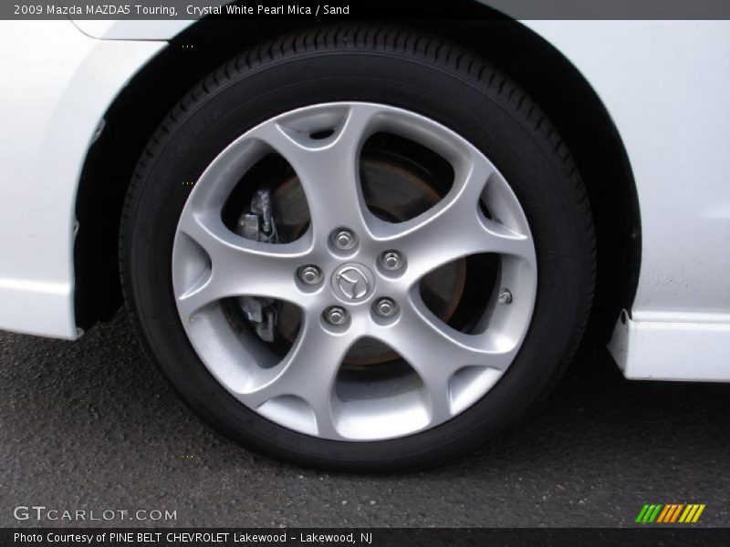 Crystal White Pearl Mica / Sand 2009 Mazda MAZDA5 Touring