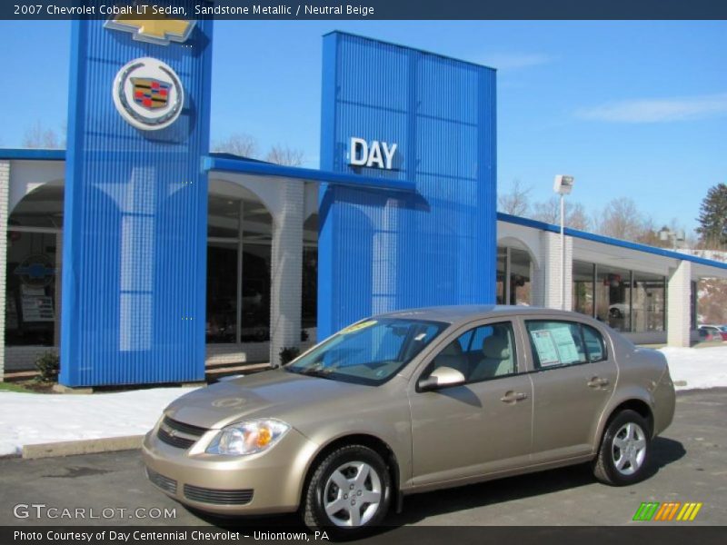 Sandstone Metallic / Neutral Beige 2007 Chevrolet Cobalt LT Sedan