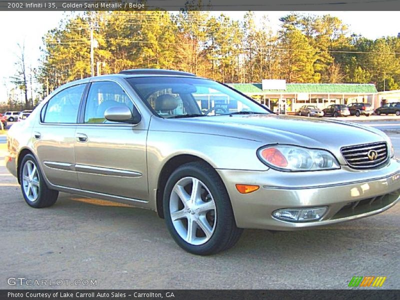 Golden Sand Metallic / Beige 2002 Infiniti I 35
