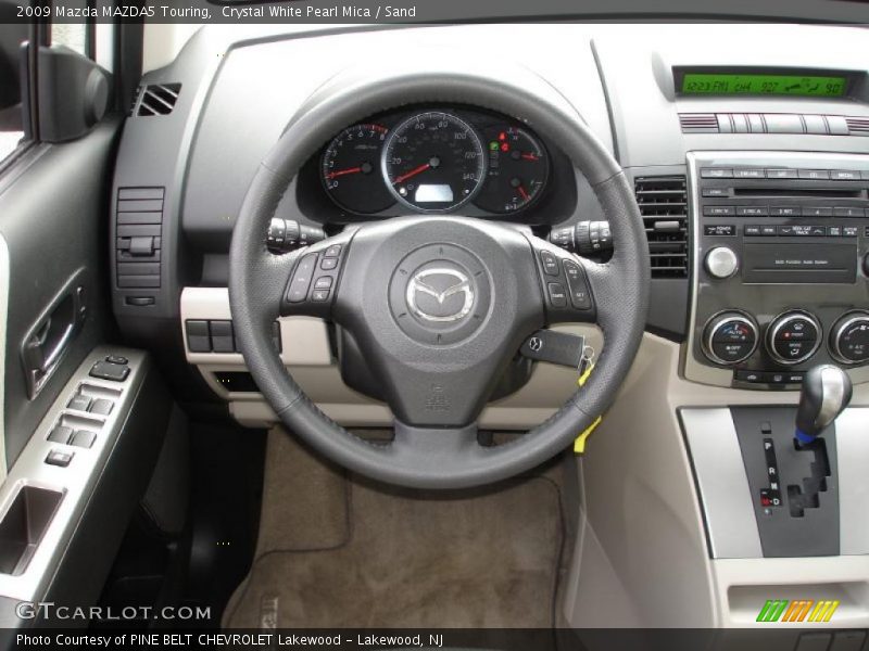 Crystal White Pearl Mica / Sand 2009 Mazda MAZDA5 Touring