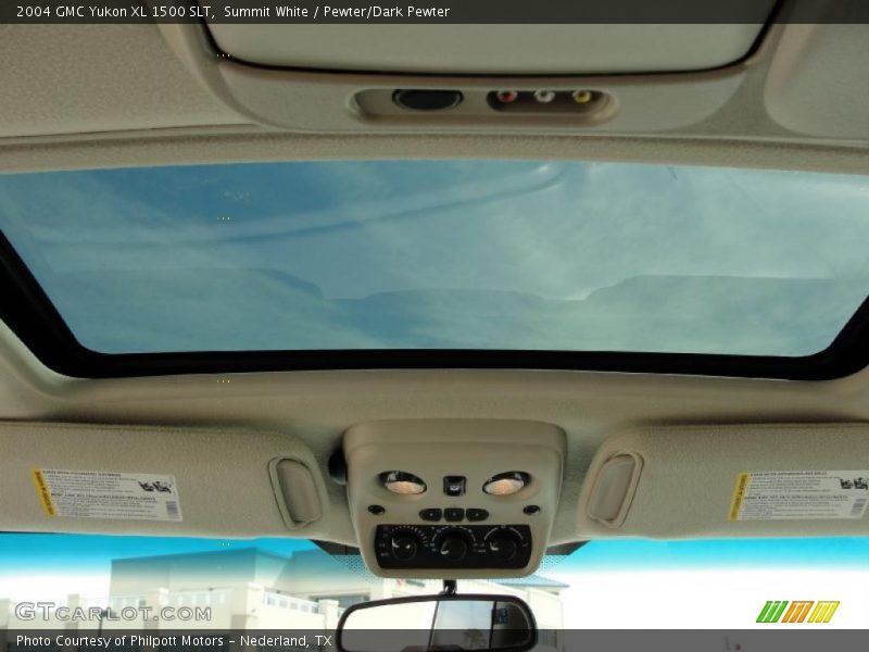 Summit White / Pewter/Dark Pewter 2004 GMC Yukon XL 1500 SLT