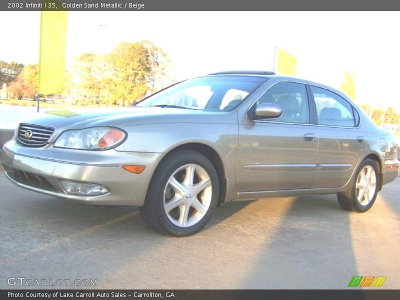 Golden Sand Metallic / Beige 2002 Infiniti I 35