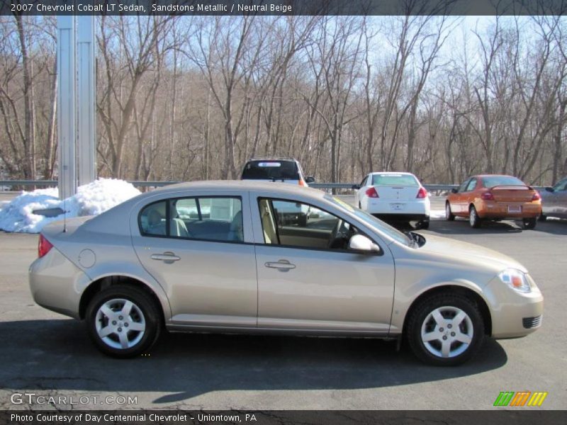 Sandstone Metallic / Neutral Beige 2007 Chevrolet Cobalt LT Sedan
