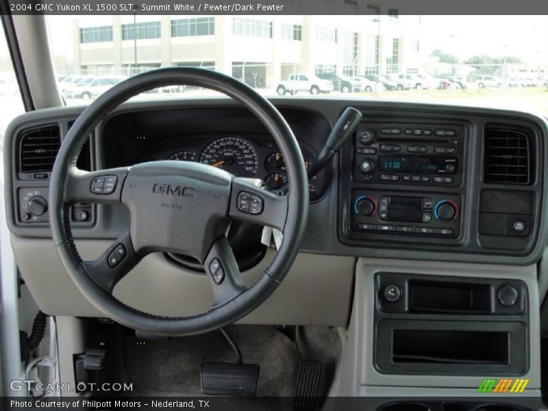 Summit White / Pewter/Dark Pewter 2004 GMC Yukon XL 1500 SLT