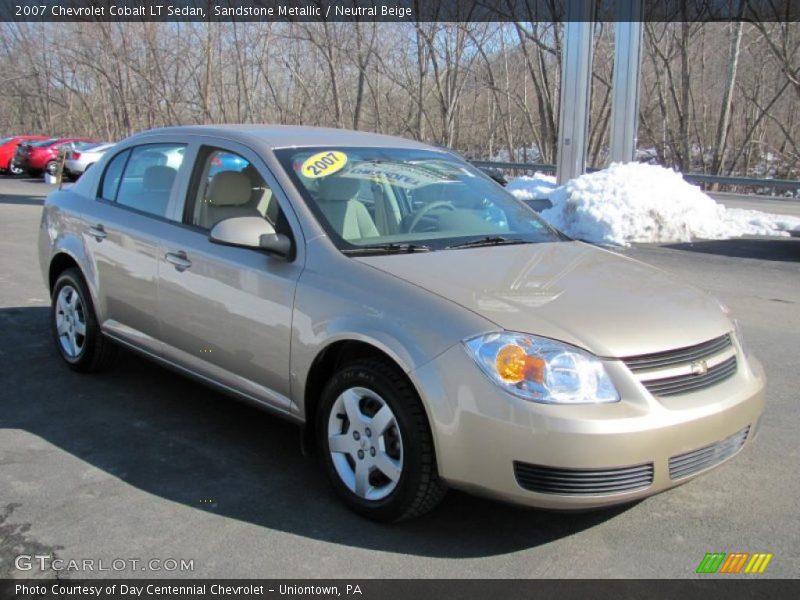 Sandstone Metallic / Neutral Beige 2007 Chevrolet Cobalt LT Sedan
