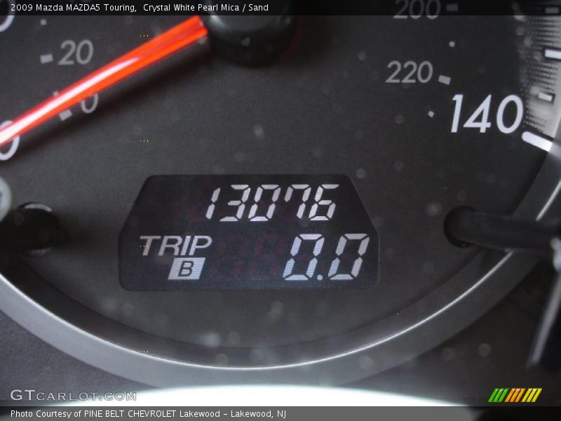 Crystal White Pearl Mica / Sand 2009 Mazda MAZDA5 Touring