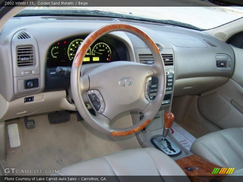 Golden Sand Metallic / Beige 2002 Infiniti I 35