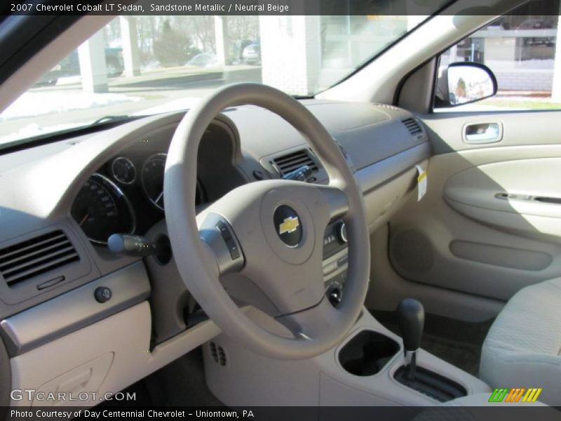 Sandstone Metallic / Neutral Beige 2007 Chevrolet Cobalt LT Sedan