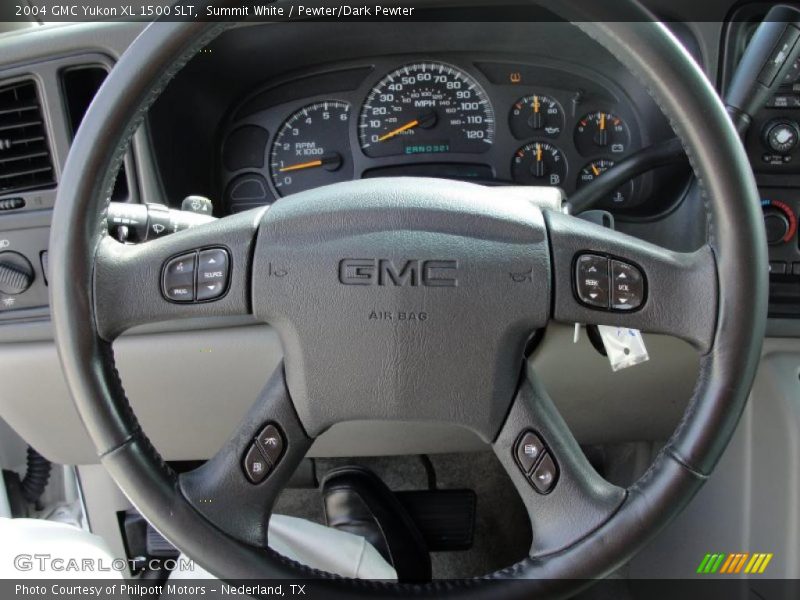 Summit White / Pewter/Dark Pewter 2004 GMC Yukon XL 1500 SLT