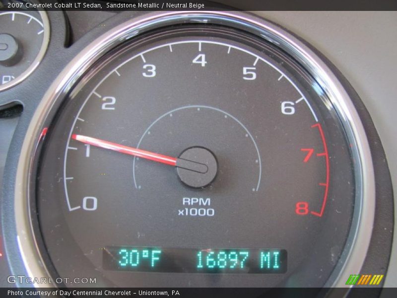 Sandstone Metallic / Neutral Beige 2007 Chevrolet Cobalt LT Sedan