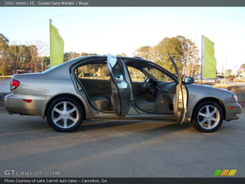 Golden Sand Metallic / Beige 2002 Infiniti I 35