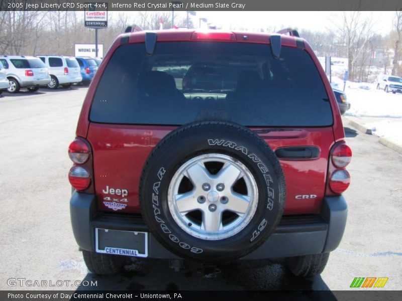 Inferno Red Crystal Pearl / Medium Slate Gray 2005 Jeep Liberty CRD Sport 4x4