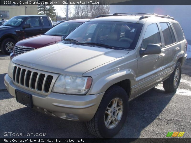 Champagne Pearl / Taupe 1999 Jeep Grand Cherokee Limited 4x4