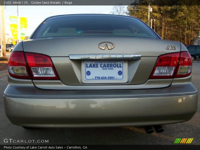 Golden Sand Metallic / Beige 2002 Infiniti I 35