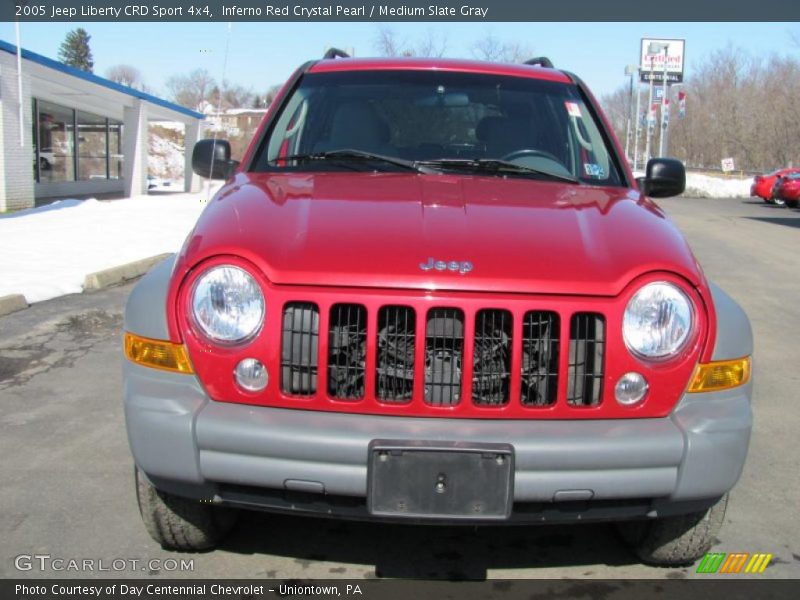 Inferno Red Crystal Pearl / Medium Slate Gray 2005 Jeep Liberty CRD Sport 4x4