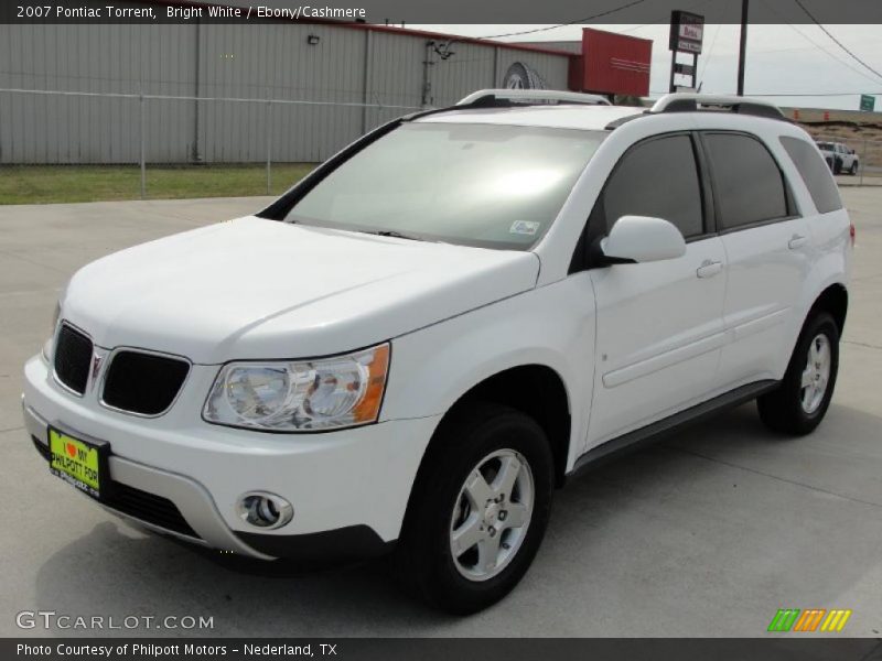 Bright White / Ebony/Cashmere 2007 Pontiac Torrent