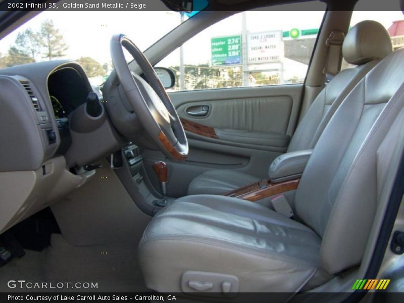 Golden Sand Metallic / Beige 2002 Infiniti I 35