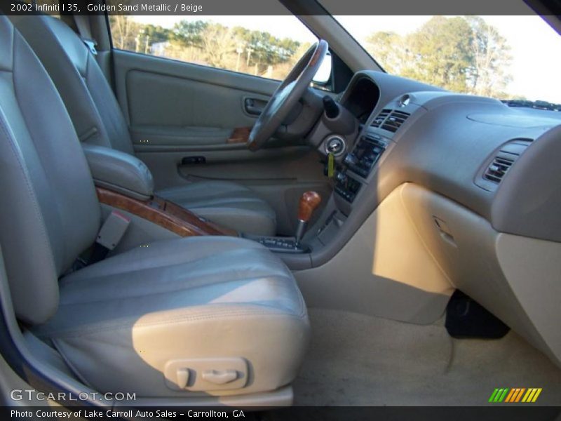 Golden Sand Metallic / Beige 2002 Infiniti I 35