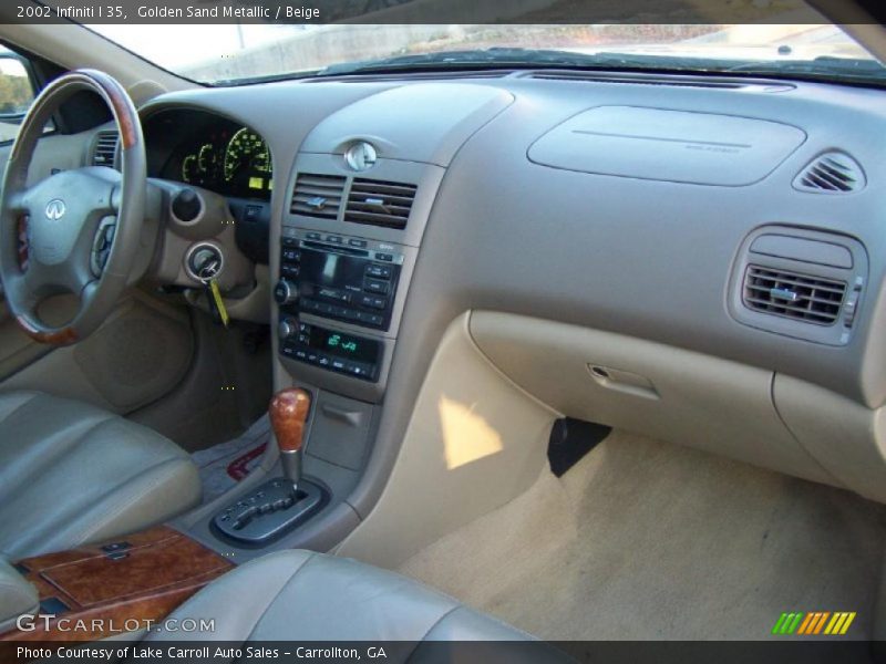 Golden Sand Metallic / Beige 2002 Infiniti I 35