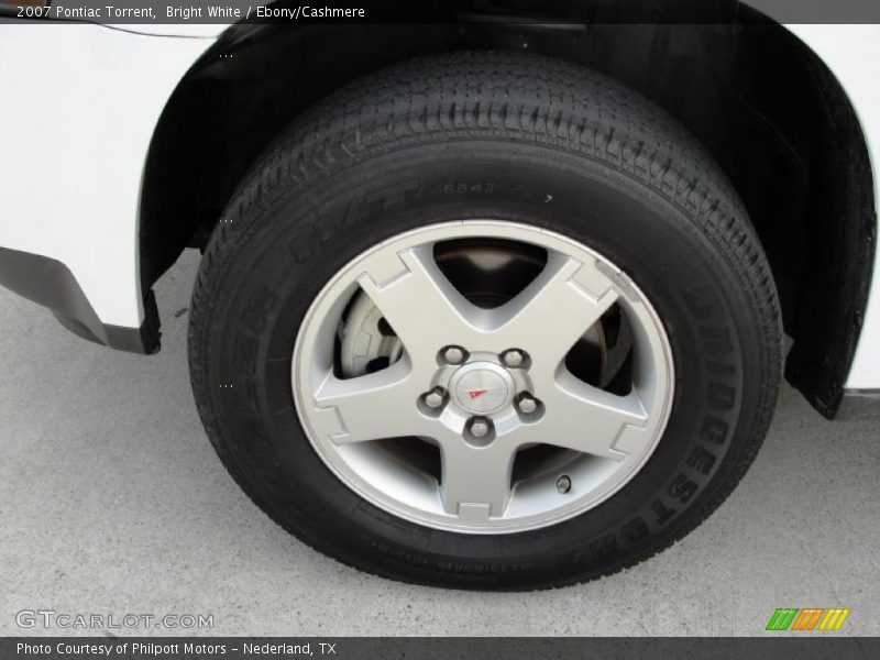 Bright White / Ebony/Cashmere 2007 Pontiac Torrent