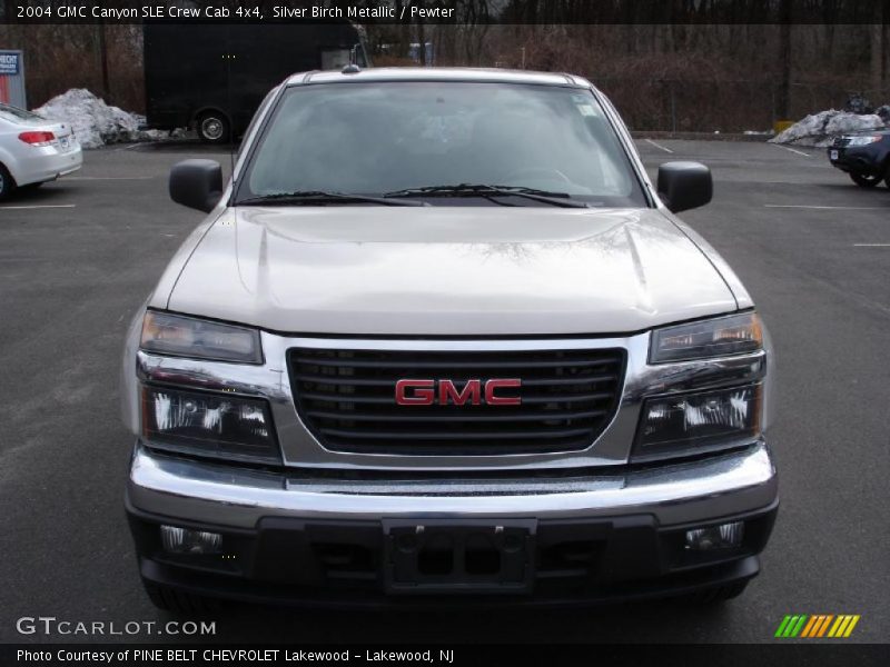 Silver Birch Metallic / Pewter 2004 GMC Canyon SLE Crew Cab 4x4