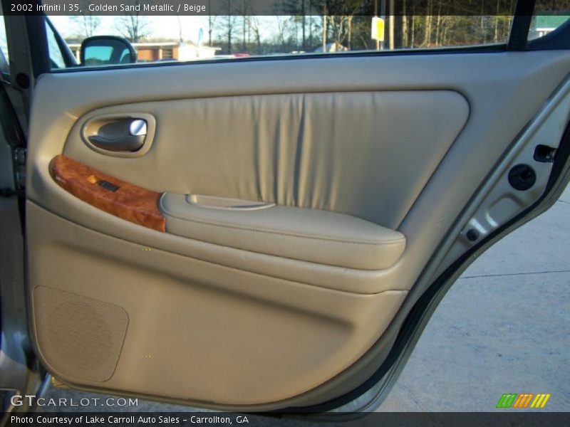 Golden Sand Metallic / Beige 2002 Infiniti I 35