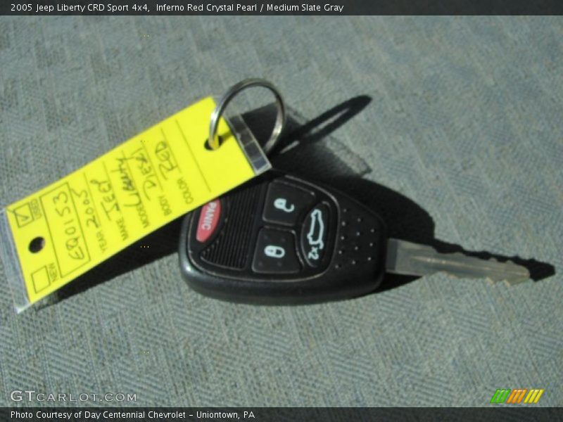 Inferno Red Crystal Pearl / Medium Slate Gray 2005 Jeep Liberty CRD Sport 4x4