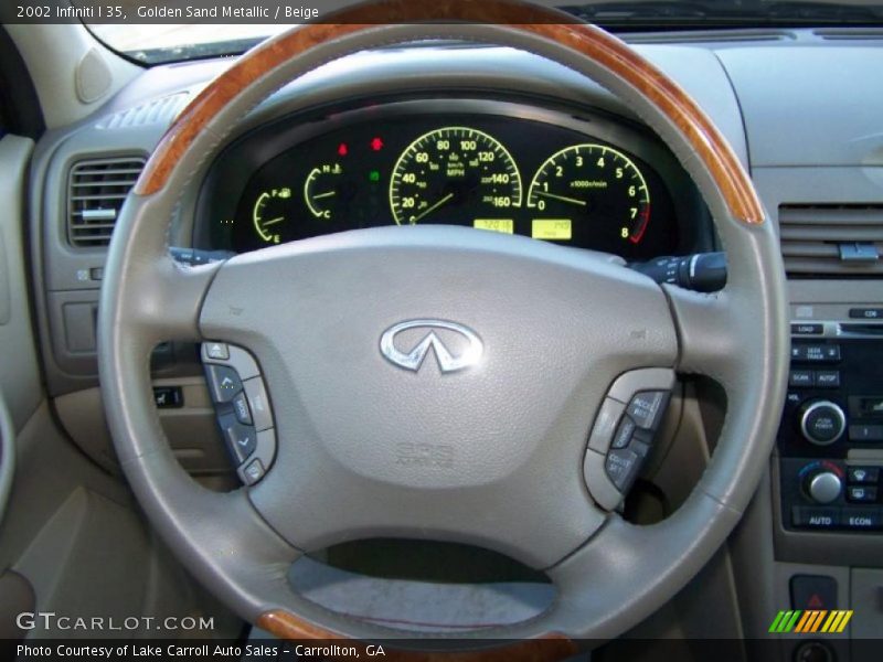 Golden Sand Metallic / Beige 2002 Infiniti I 35