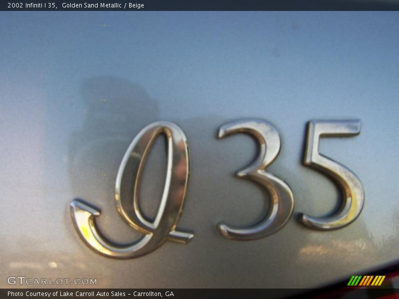 Golden Sand Metallic / Beige 2002 Infiniti I 35