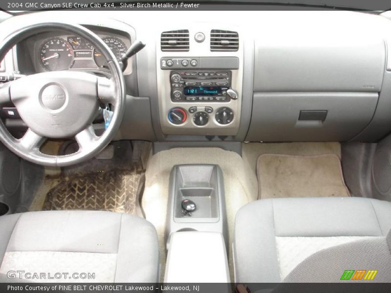 Silver Birch Metallic / Pewter 2004 GMC Canyon SLE Crew Cab 4x4