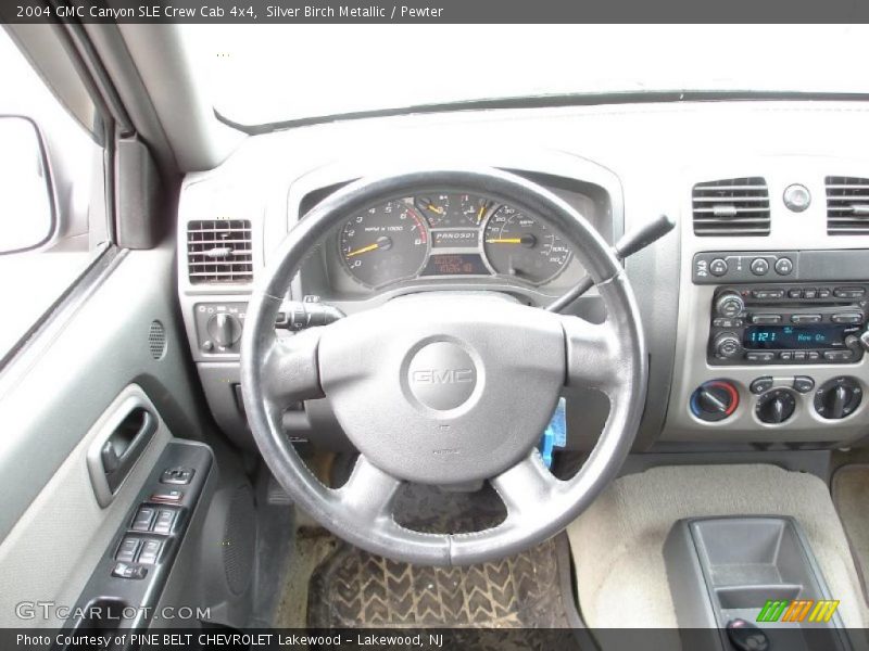 Silver Birch Metallic / Pewter 2004 GMC Canyon SLE Crew Cab 4x4