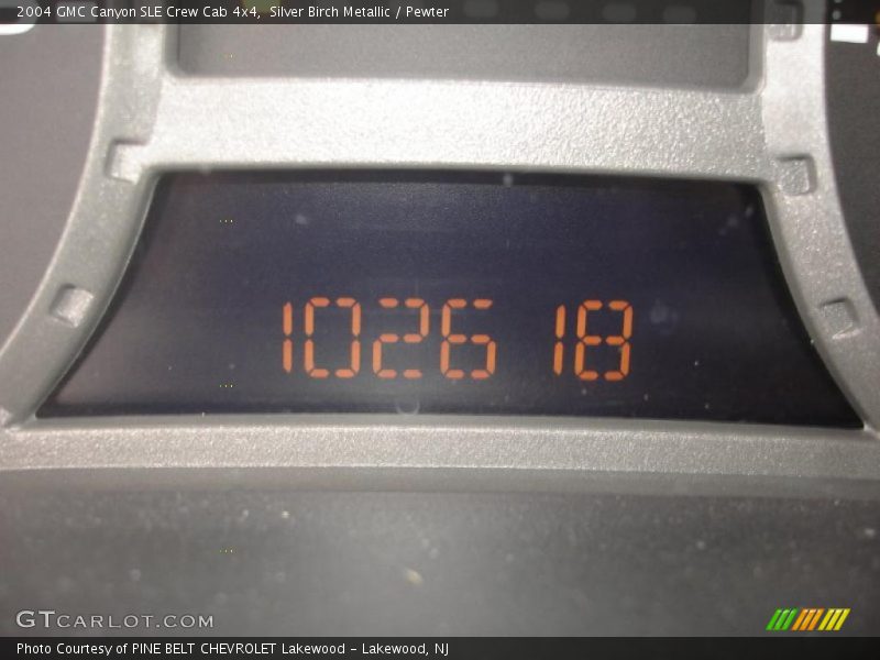 Silver Birch Metallic / Pewter 2004 GMC Canyon SLE Crew Cab 4x4