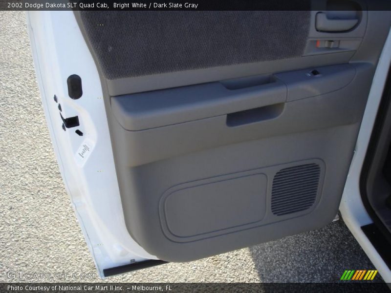 Bright White / Dark Slate Gray 2002 Dodge Dakota SLT Quad Cab