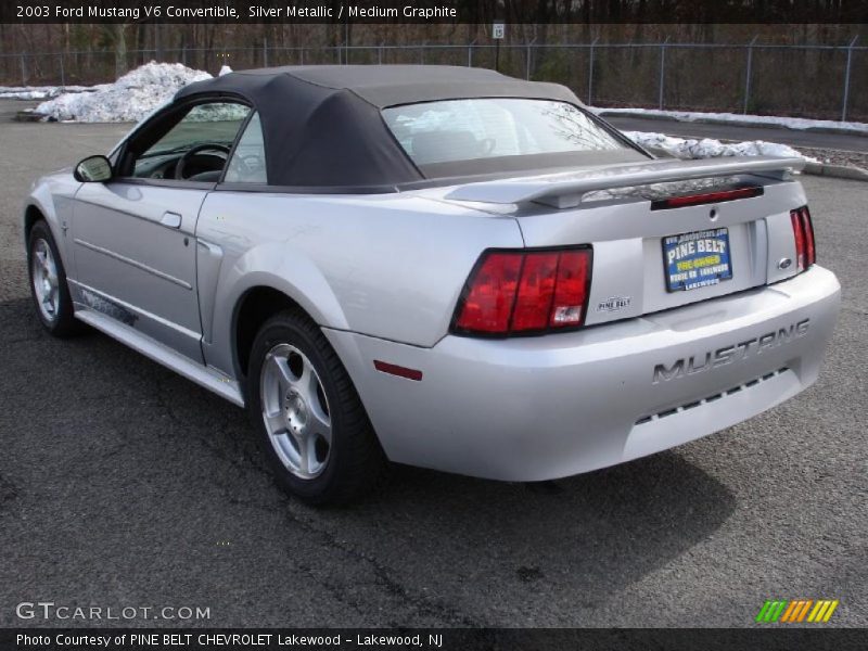 Silver Metallic / Medium Graphite 2003 Ford Mustang V6 Convertible
