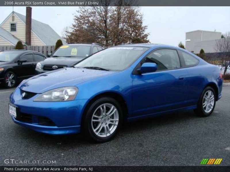 Vivid Blue Pearl / Ebony 2006 Acura RSX Sports Coupe