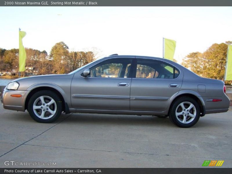 Sterling Mist Metallic / Black 2000 Nissan Maxima GLE