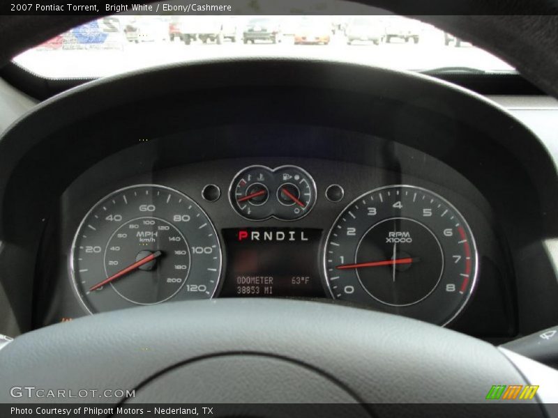 Bright White / Ebony/Cashmere 2007 Pontiac Torrent