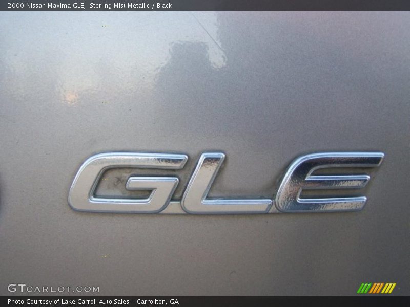 Sterling Mist Metallic / Black 2000 Nissan Maxima GLE