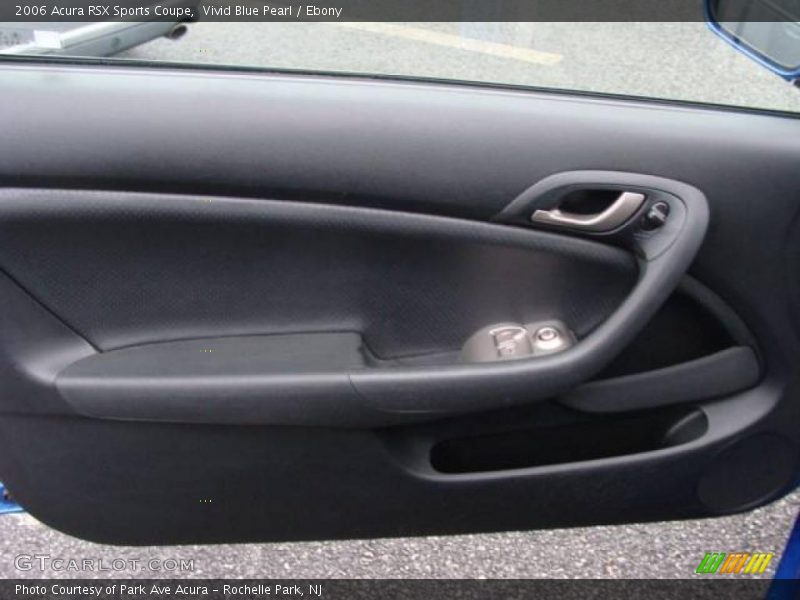 Vivid Blue Pearl / Ebony 2006 Acura RSX Sports Coupe