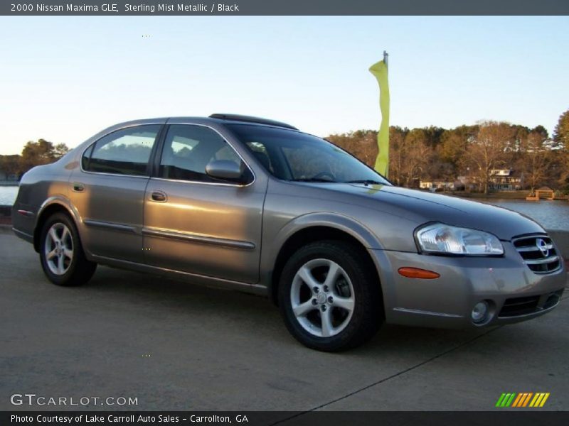 Sterling Mist Metallic / Black 2000 Nissan Maxima GLE