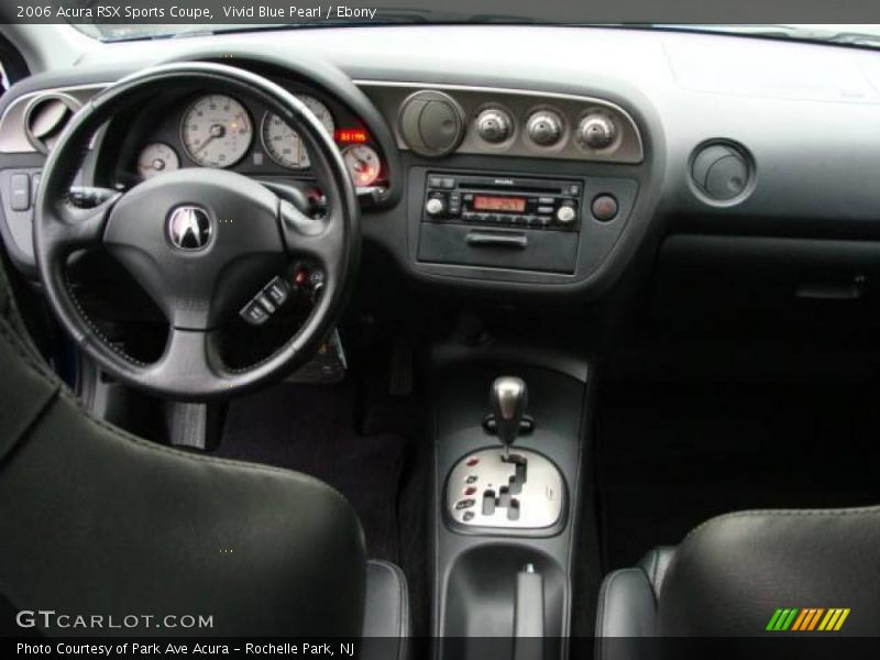 Vivid Blue Pearl / Ebony 2006 Acura RSX Sports Coupe