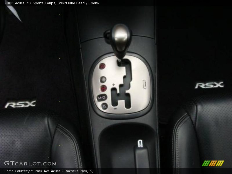 Vivid Blue Pearl / Ebony 2006 Acura RSX Sports Coupe