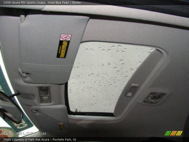 Vivid Blue Pearl / Ebony 2006 Acura RSX Sports Coupe