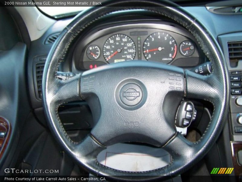 Sterling Mist Metallic / Black 2000 Nissan Maxima GLE