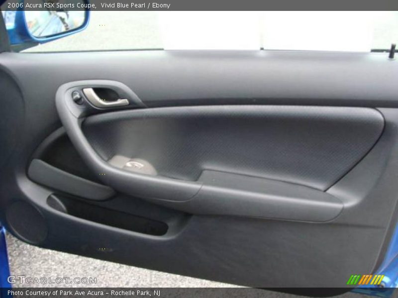 Vivid Blue Pearl / Ebony 2006 Acura RSX Sports Coupe